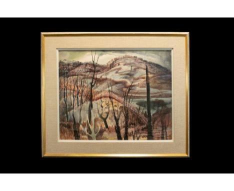 Peter Haworth RCA OSA (Canadian, 1889 - 1986) Caledon Hill Ontario Signed 'Peter Haworth' (Lower right); titled verso 'Caledo