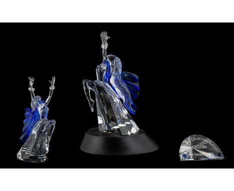 Swarovski S.C.S Members Only Annual Edition 2002 Hand Finished Crystal Figure with Base / Stand and Plaque, All with Boxes ' 