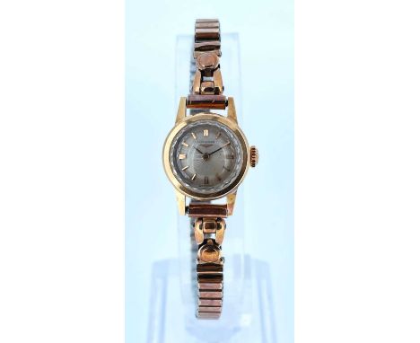 18CT GOLD LONGINES LADIES WRIST WATCH, c. 1963, Ref. 6942, Longines 17J manual wind Cal. 14.16 movement,,'18ct gold' marked t
