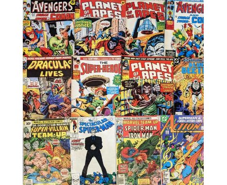 ASSORTED VINTAGE COMIC BOOKS comprising DC, Marvel and QC comics, titles to include Judge Dredd, 200AD, Secrets of Haunted Ho