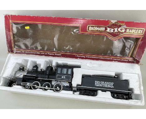 BACHMANN BIG HAULER ITEM 91242 4-6-0 BALDWIN RIO GRANDE SOUTHERN, 10 wheeler, with smoke, Southern, G scale, 73cm lengthComme