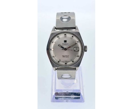 TISSOT SEASTAR VISODATE PR-516, stainless steel, ref. 41516, 17J cal. 782 manual wind movement no. 105***7, brushed silvered 