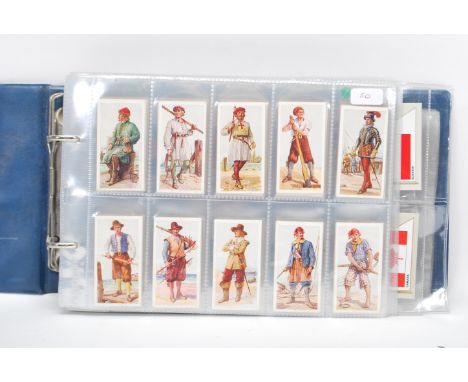 A collection of vintage cigarette cards to include full and partial sets ; Carreras History of Naval Uniforms, Malayan Indust