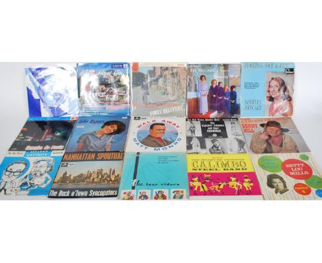 A collection of vintage vinyl EP's dating from the 1950's / 60's to include Guys And Dolls sung by Marlon Brando and Jean Sim