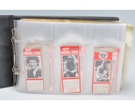 A collection of vintage retro 20th Century Typhoo Tea card cut outs to include A New Series Of Football Stars, Children's Ser
