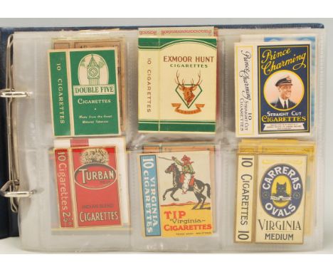 An interesting collection of vintage cigarette packets / boxes dating from the early 20th Century onwards to to include a wid