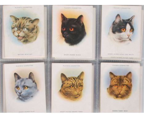 A collection of John Player's vintage cigarette cards to include 3 full sets; Butterflies and Moths, Aviary and Cage Birds an