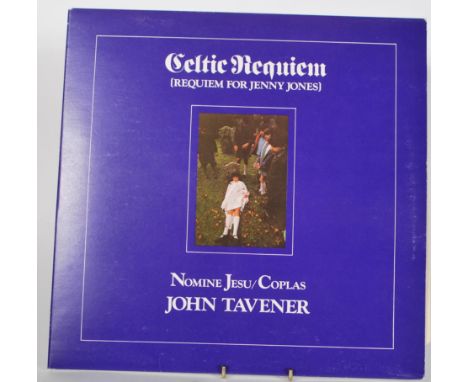 Vinyl long play LP record album by John Tavener – Celtic Requiem – Original Apple Records 1st U.K. Press – Stereo – SAPCOR 20