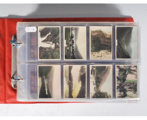 An album of vintage Cavanders cigarette cards, series include; Wordsworth's Country, The nations Treasures, the Colonial Seri
