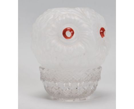 A rare late 19th century Victorian Cricklite S. Clarke, Fairy Pyramid, Fairy night light pressed glass figurative light depic
