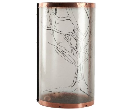 ROSA MUNDI Bozzetto Foresta Abramitica 1/arabic/3 2015 1/AAL/3 Vetro pressato ed agglomerato, tempera, legno, pietra, ottone,