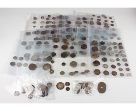 A collection of British silver shillings, including William III, George III, George IV, Victoria, Edward VII and George V, to