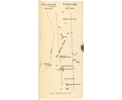 Heading: Author: [Fairlie, Walter Edwin]Title: The Old Golf Course of St. Andrews: Plans, with Names of Holes and BunkersPlac
