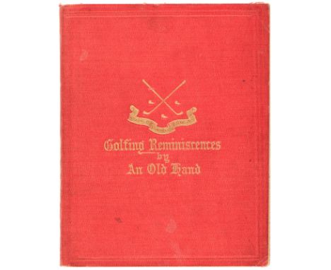 Heading: Author: Peter, H. ThomasTitle: Reminiscences of Golf and GolfersPlace Published: EdinburghPublisher:James ThinDate P