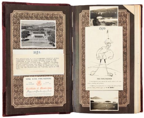 Heading: (Hong Kong Fanlingerers)Author: Title: Minute Book, photographs, and other memorabilia of the Hong Kong Fanlingerers