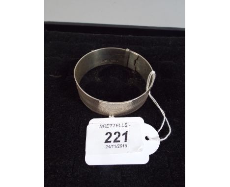 A Silver Bangle.