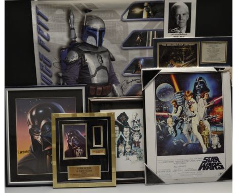 Star Wars - a collection of Ephemera including Star Wars Walt Disney/MGM studios signed and unsigned photo cards, May 2003, i