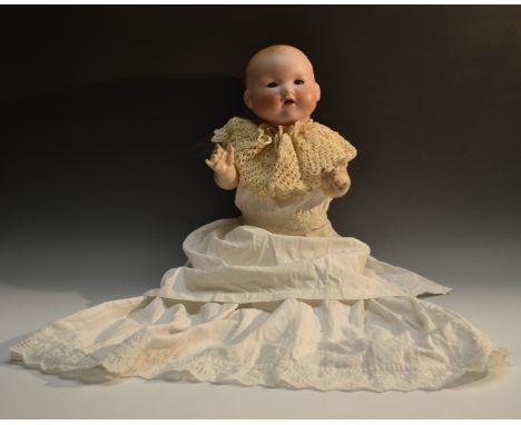 Armand Marseille - -a bisque socket head My Dream baby doll, impressed AM Germany, 351/6.1/2 K, open close blue glass eyes, o