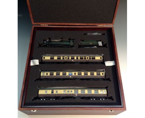A Bachmann Cambrian Coast Express Set # 0017 of 1000 comprising Wooden Presentation Case containing Book, 4-6-0 "Odney Manor"