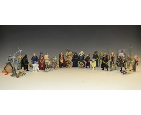 Star Wars Action Figures- a collection of thirty two 1990s and later issue figures, comprising, Han Solo (Hoth battle gear), 