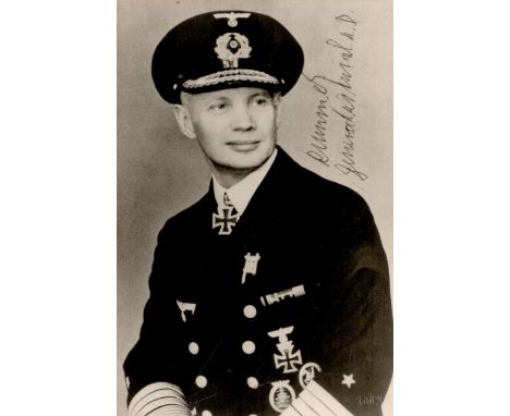 Josef Kammhuber signed 4.5 x 3 black and white portrait photo. August 19, 1896 - January 25, 1986 was a career officer in the