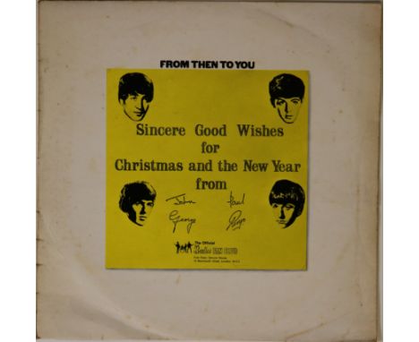 THE BEATLES - FROM THEN TO YOU - THE BEATLES CHRISTMAS RECORD 1970 LP (ORIGINAL UK PRESSING ON APPLE). The scarce original 19