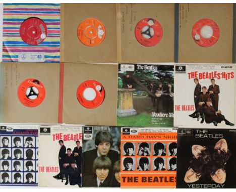 THE BEATLES &amp; RELATED - UK &amp; EU RELEASES - EPs/7". Ace collection of 6 x 7" and 7 x EPs. Titles include Love Me Do (P