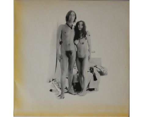 JOHN LENNON AND YOKO ONO - TWO VIRGINS LP (ORIGINAL UK STEREO PRESSING WITH FRESH FROM APPLE PROMO FLYER). Superb condition o