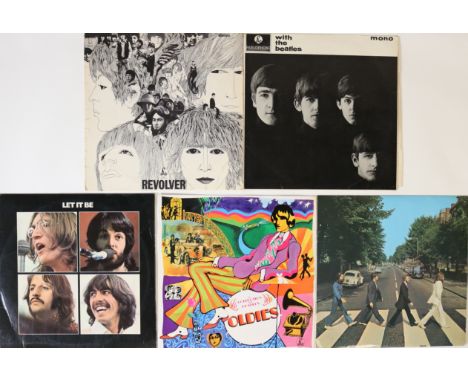 THE BEATLES - EARLY/ORIGINAL UK PRESSING LPs. Terrific pack of 5 x early/original UK pressing LPs. Titles are Revolver (stere