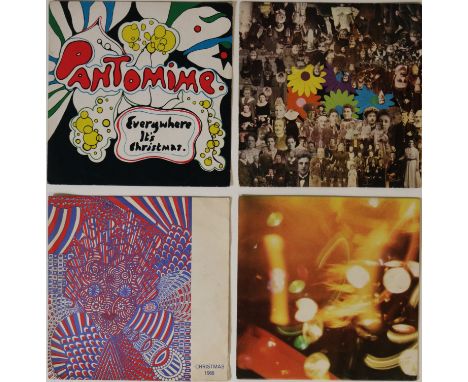 THE BEATLES - CHRISTMAS 7" FLEXIS - NUMBERS 4, 5, 6 &amp; 7. Fab set of 4 x official Christmas 7" flexis issued between 1966 