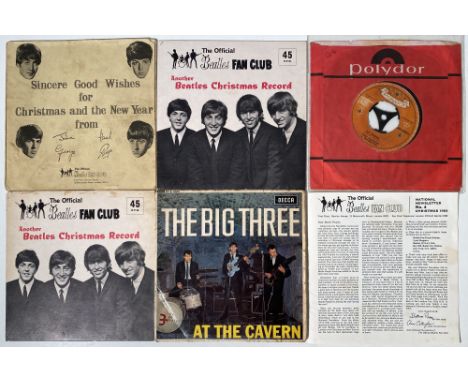 THE BEATLES/BEAT - CHRISTMAS FLEXIS/7"/EP. Ace split pack of 3 x Christmas 7" flexis along with 1 x 7" and 1 x EP. Titles are