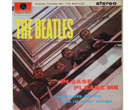 THE BEATLES - PLEASE PLEASE ME LP (UK STEREO 3RD PRESSING - PCS 3042 '33 1/3'). Extraordinarily hard to find (and super clean