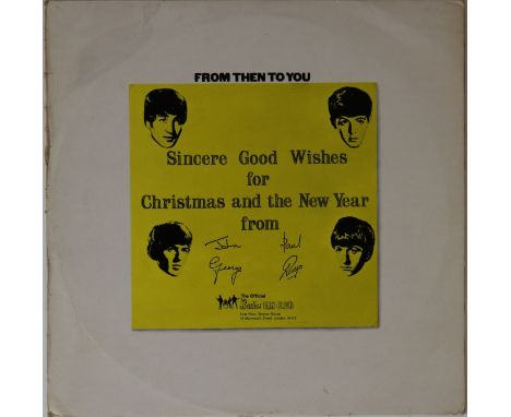 THE BEATLES - FROM THEN TO YOU - THE BEATLES CHRISTMAS RECORD 1970 LP (ORIGINAL UK PRESSING ON APPLE). The hard to track down