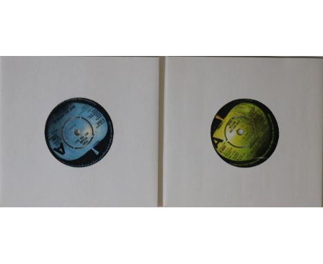 RINGO STARR PROMOS - 7". Ace selection of 2 x 7" original UK promos. Titles include Back Off Boogaloo (R 5944, 7YCE 21635-3U/