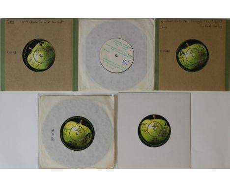 JOHN LENNON RARITIES - 7". Stirrin' clean selection of 5 x 7", mainly original UK promos. Titles include Whatever Gets You Th