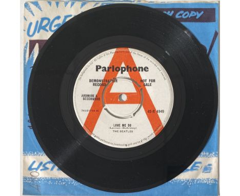 THE BEATLES - LOVE ME DO - ORIGINAL UK DEMO 7" (45-R 4949). A truly fantastic condition original UK demo of the famous debut 
