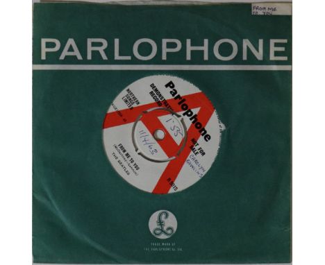 THE BEATLES - FROM ME TO YOU - UK 7" DEMO (R 5015). Superb condition original UK 7" demo of From Me To You c/w Thank You Girl