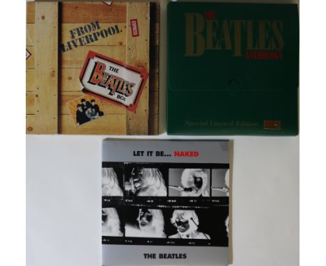 THE BEATLES - BOX SETS AND LET IT BE NAKED. Ace bundle of 2 x LP box set released with the long out of print Let It Be.... Na