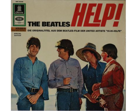 THE BEATLES - HELP LP (SWISS CLUB EDITION PRESSING - ODEON SMO 984008). Extremely scarce original Swiss export club edition p