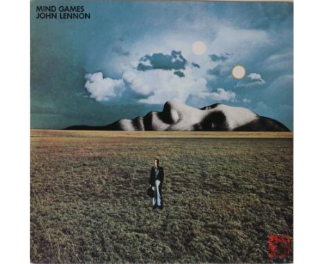 JOHN LENNON - MIND GAMES LP (PCS 7165) - WITH FRESH FROM APPLE FLYERS. Cracking bundle to include the original UK pressing of