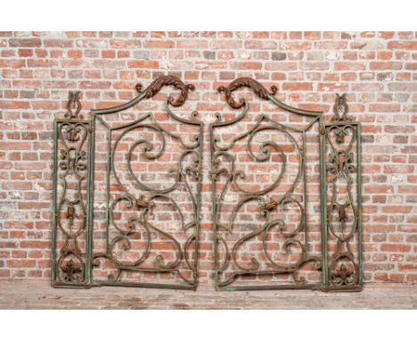 Full title: A patinated wrought iron choir door, 19th C.Description:H 115 x L 97,5 cmAbout this sale: Paul De Grande is one o