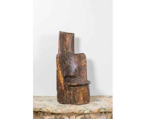 Full title: A tree trunk chair or 'Kubbestol', Scandinavia, 19th C.Description:H 85,5 x L 49,5 x D 43 cmAbout this sale: Paul