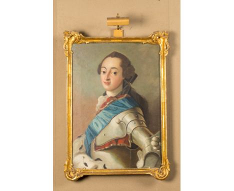 Full title: French school: 'Portrait of Frederick V', oil on canvas, 19th C.Description:Work: 71 x 50 cmFrame: 85,5 x 60 cmAb