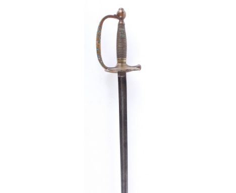 An American Civil War M1840 N.C.O Sword by Ames of Chicopee, Massachusetts of standard production specification, the straight