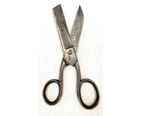 Vintage military Scissors George Platt and Son Sheffield 1916, measure approx 10" long 