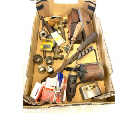 Selection of vintage tools and accessories 