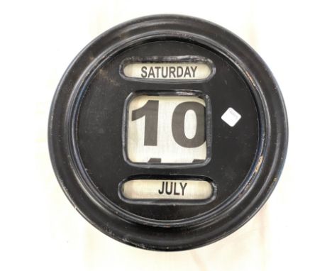 Vintage round Perpetual calendar 