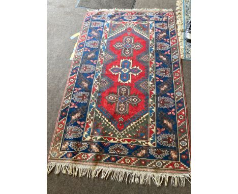 Vintage Asian run measures approx 79" long 50" wide 