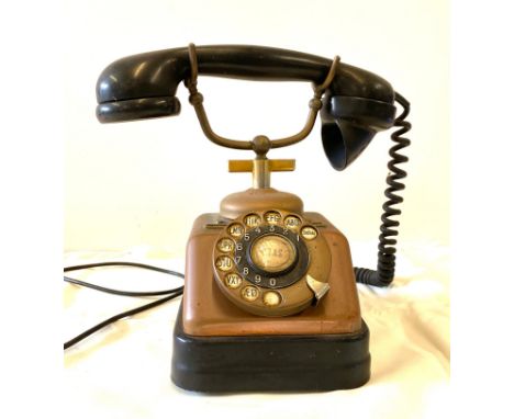 Vintage copper telephone 