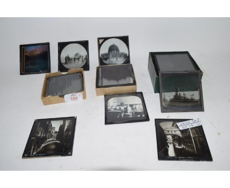 SET OF MAGIC LANTERN SLIDES